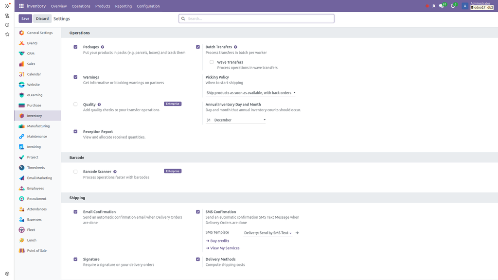 Purchase Order Screenshot